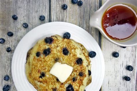 Blueberry Cornmeal Pancakes Went Here This