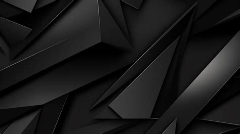 Premium Photo | Black abstract wallpaper with geometric shapes ...