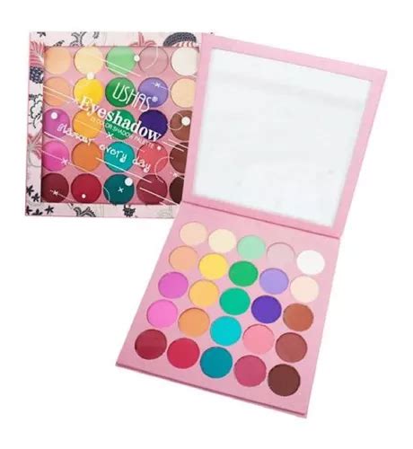 Paleta De Sombras Ojos Mates Y Brilantes Ushas Tonos Ds Meses Sin