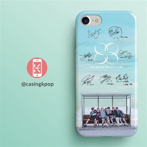 Jual Caseme Casing Handphone KPOP BTS YOU NEVER WALK ALONE SIGNATURE