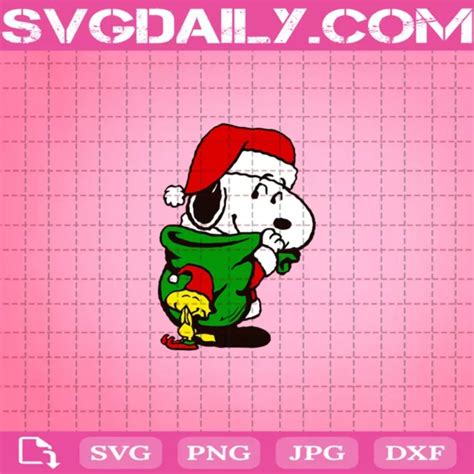 Snoopy Christmas Svg Daily Free Premium Svg Files