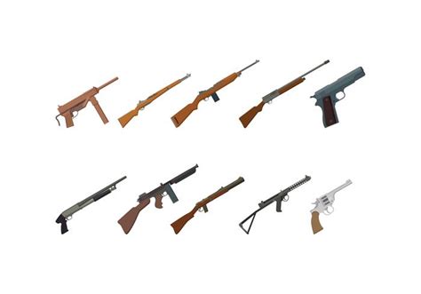 World War 2 Gun Vectors 113093 Vector Art At Vecteezy