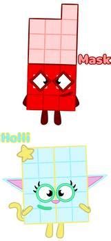 Numberblocks Happy Poses