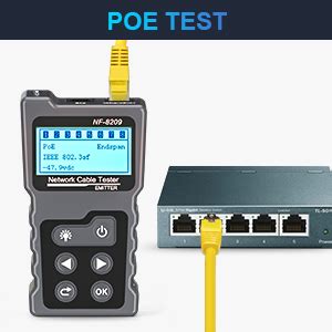 Kolsol Testeur De C Ble Avec Traqueur De Fil Poe Multifonction Pour