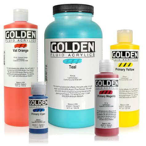 Golden Fluid Acrylics Meininger Art Supply