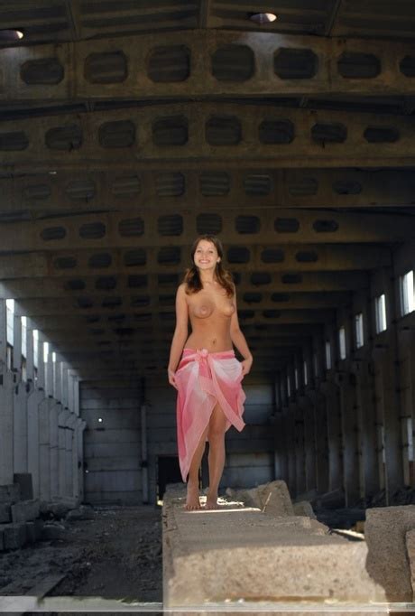 Gorgeous Girl Angilie Models Totally Naked At An Abandoned Industrial