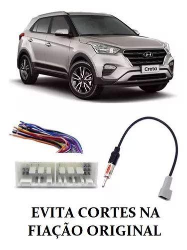 Kit Chicote Plug De Radio E Adaptador Antena Hyundai Creta MercadoLivre