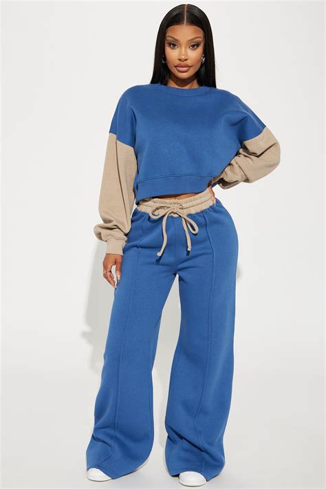 Keep It Cozy Sweatpants Bluecombo Fashion Nova