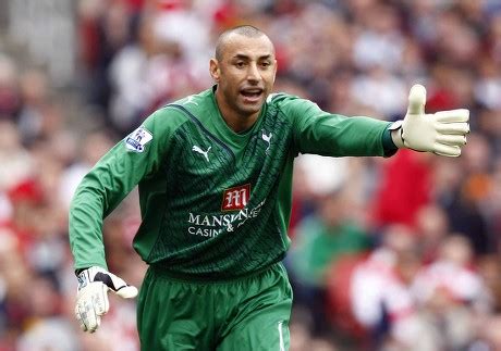 Football Tottenhams Brazilian Goalkeeper Heurelho Gomes Editorial Stock