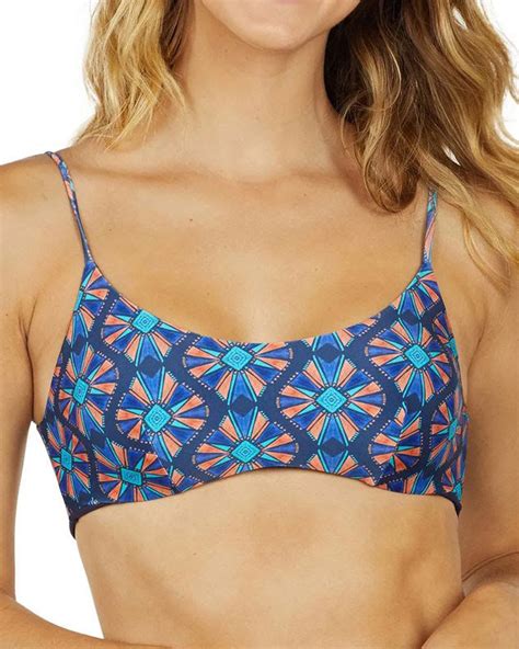 Agua Doce Arizona Bralette Bikini Set Navy Blue Coast Supply Co