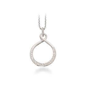 Scrouples Sterling Silver Halsband Med Zirconia Hitta R Tt