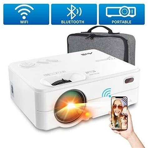 Artlii Mini WiFi Bluetooth Projector Native 720p HD 6000 Lumen For Sale