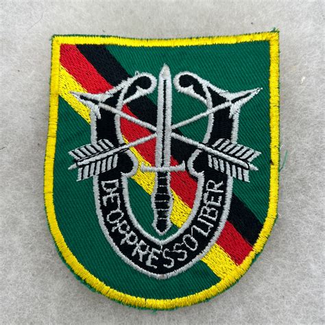 Us Army Th Special Forces Group Patch Twill Fitzkee Militaria