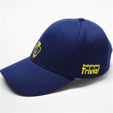 Brainstormer Trivia Cap Navy Brainstormer Trivia Store