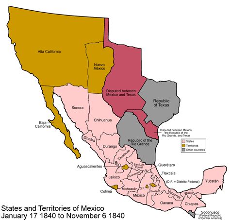 Mapa De Mexico Antiguo