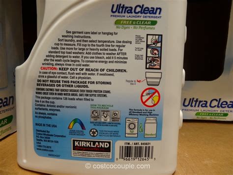 Kirkland Signature Ultra Clean Free And Clear Laundry Detergent