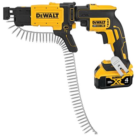 DEWALT Screw Gun Kit, Cordless, 1/4 in Hex Drive Size, 4,400 RPM ...