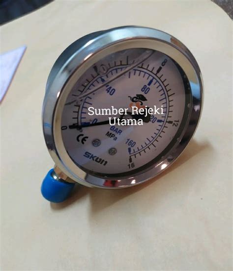 Jual Pressure Gauge Raket Stainless SKON 4 Inch 16 Mpa Di Lapak