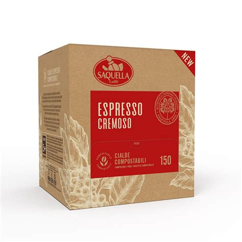 Saquella Cialde Espr Cremosa Coffee Pods Maveat Usa