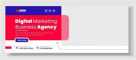 Digital Marketing Social Media Cover Photo Template Design Digital