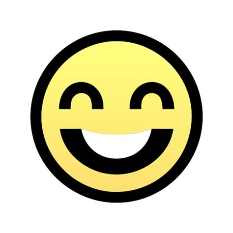 El Icono Del Emoji Sonriente Vector Premium