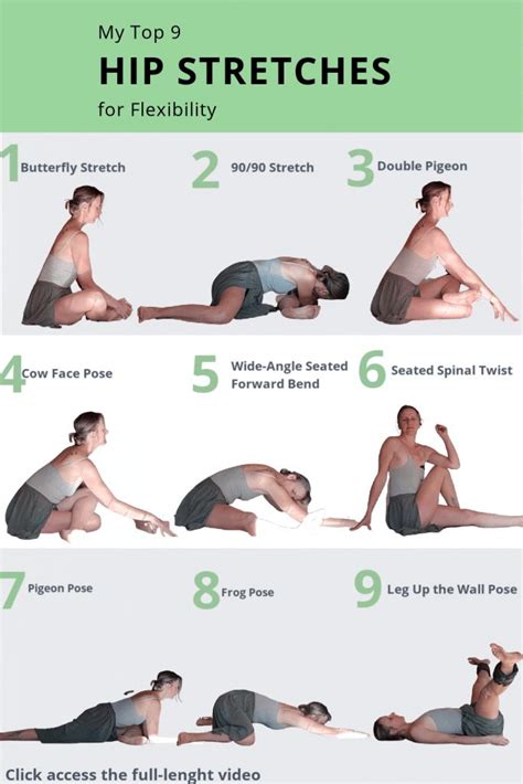 Top 9 Stretches For Hip Flexibility With Follow Along Yoga Routine