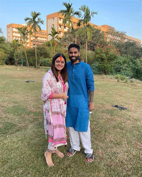 Picture Perfect Moments Of Cricketer Suryakumar Yadav And His Wife