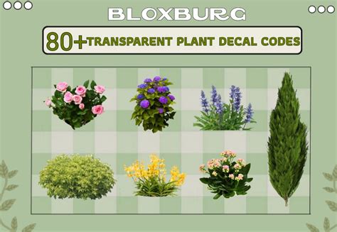 TRANSPARENT TREE DECAL CODES BLOXBURG ROBLOX ROBUILDS 51 OFF