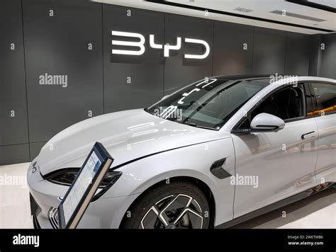 BYD car showroom, Hong Kong, China Stock Photo - Alamy