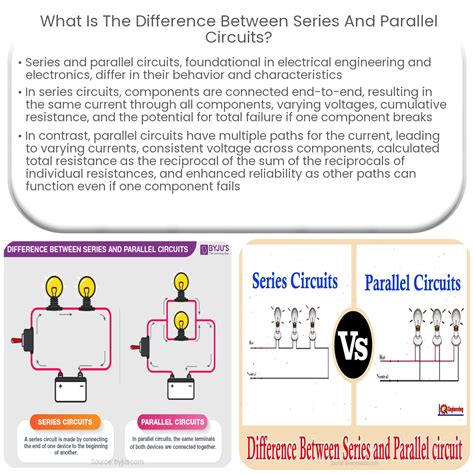 What Is The Difference Between Series And Parallel Circuits