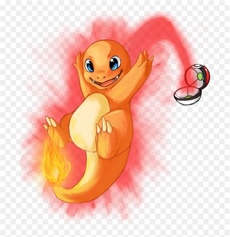 Pokeball Clipart Pokemon Charmander Coming Out Of Pokeball Hd Png