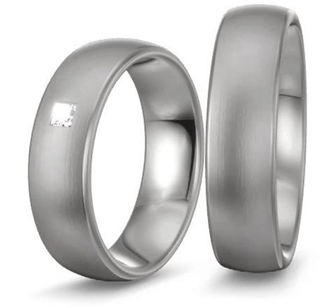 Ringpaar Aus Titan Mit Princess Cut Ringladen De