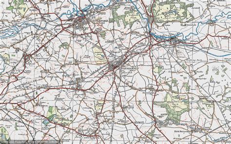 Historic Ordnance Survey Map of Pontefract, 1925