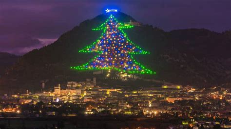 GUBBIO L ALBERO DI NATALE PIU GRANDE DEL MONDO Dolom Eat