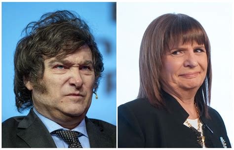 Javier Milei criticó a Patricia Bullrich Ponía bombas en los 70