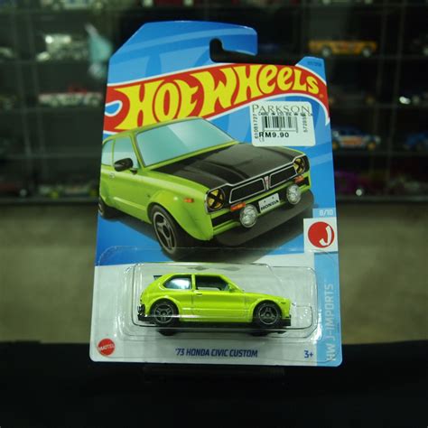 HONDA Hot Wheels 本田思域定制綠色 蝦皮購物
