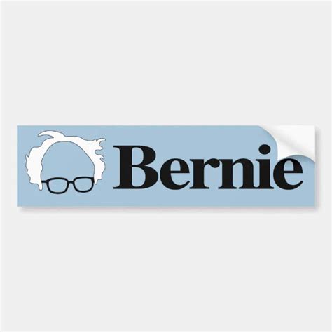 Bernie Sanders 2016 For President Png Bumper Sticker Zazzle