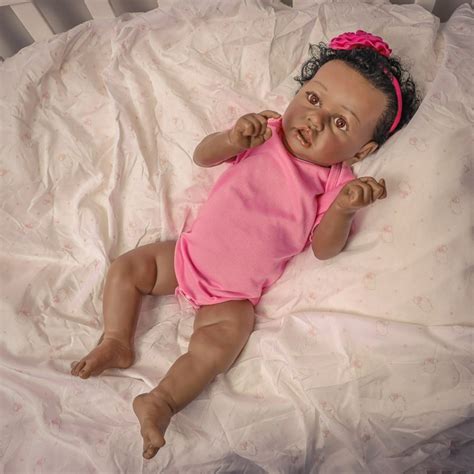 Merkmak 22 Inch Baby Doll Big Size Lifelike Silicone Rebirth Dolls Soft