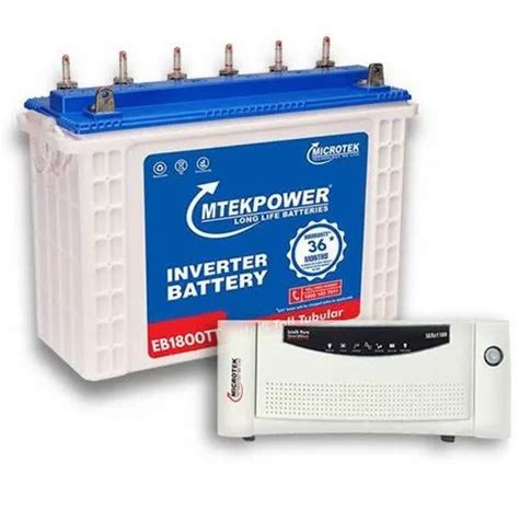 Microtek Micro Tech Inverter Battery 12 V Model Name Number EB1800TT