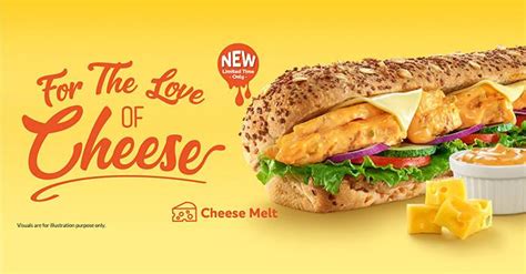 Subway Cheese Melt Sub Combo for RM12.90 (3 April 2019 - 9 July 2019)