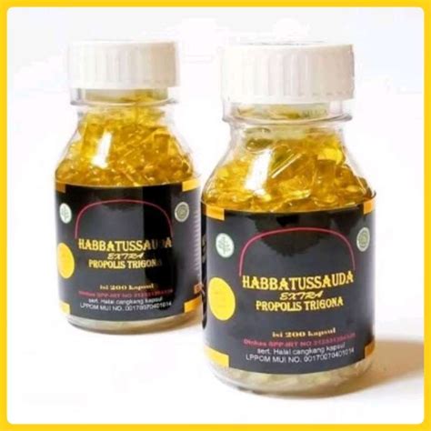 Jual Habbatussauda Extra Propolis Trigona Isi Kapsul Ums Original