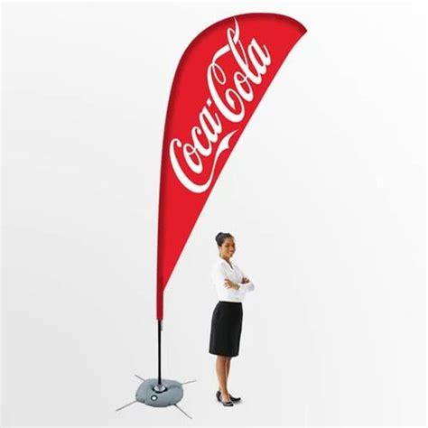 Promotional Flags - Customized Teardrop Flag Manufacturer from Mumbai