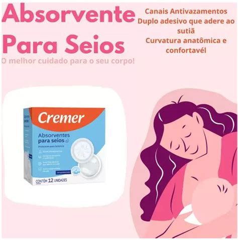 Absorvente Para Seios Un Cremer Uni Sonhos O Melhor Para O Seu