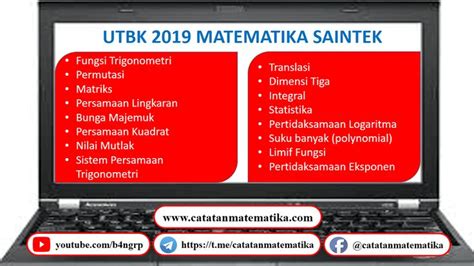 Soal UTBK 2019 Matematika Saintek Electronic Products Electronics