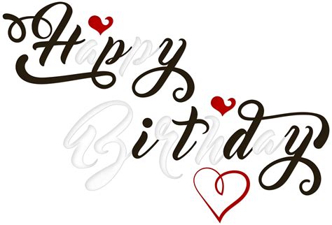 Black clipart happy birthday, Black happy birthday Transparent FREE for ...