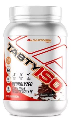 Tasty Iso Adaptogen Whey Protein Hidrolisado Zero Lactose Sabor