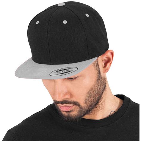 Yupoong Mens The Classic Premium Snapback 2 Tone Cap