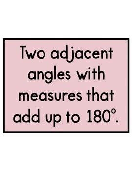 Angle Pairs by Mrs Willems | TPT