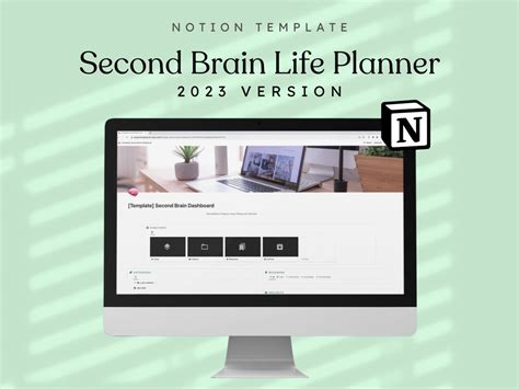 Ultimate Second Brain Notion Template Extended Life Planner Ultimate