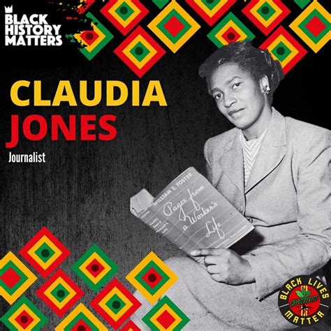 Claudia Jones – Journalist - Black Lives Matter Grassroots